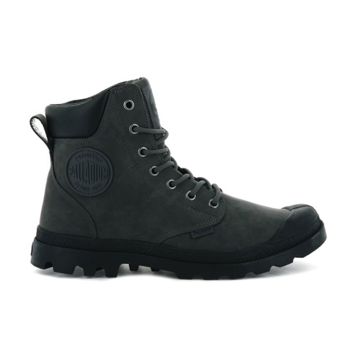 Bottes Palladium Pampa Cuff WP LUX Femme Noir | FR XZP435G